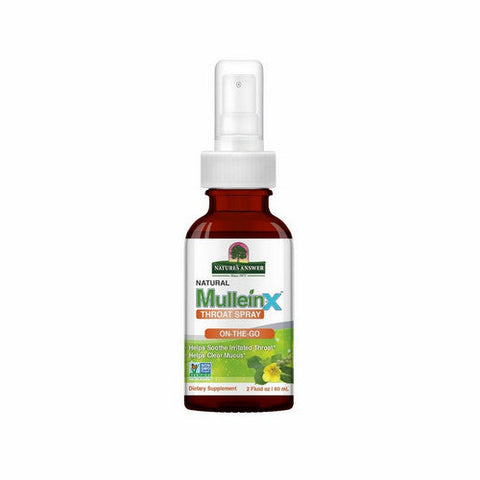 Nature's Answer, Natural MulleinX Throat Spray, 2 Oz Nature's Answer
