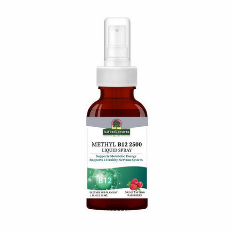 Nature's Answer, Methyl B12 2500 Liquid Spray Raspberry, 1 Oz Nature's Answer