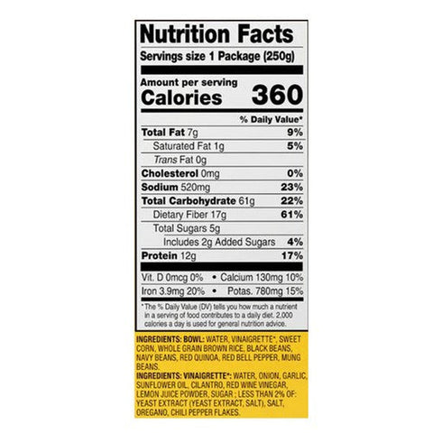 Tasty Bite, Mexican Style Protein Bowl, 8.8 Oz (Case Of 6) Tasty Bite