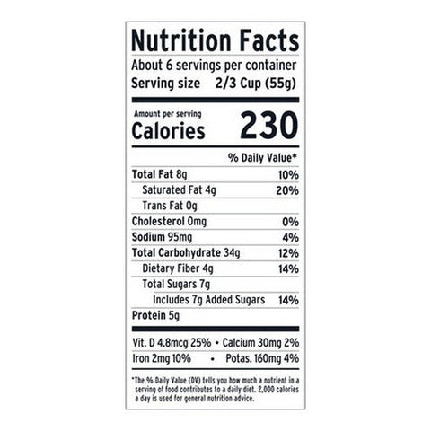 Purely Elizabeth, Superfood Cereal Honey Peanut Butter With Vitamin D, 11 Oz (Case Of 6) Purely Elizabeth