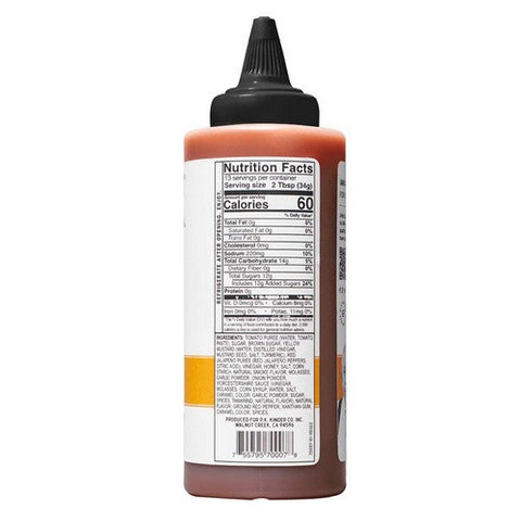 Kinders, Honey Hot BBQ Sauce, 15.5 Oz (Case Of 6) Kinders