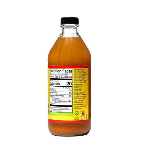 Bragg, Organic Apple Cider Vinegar Blends With Citrus Ginger, 16 Oz(Case Of 12) Bragg