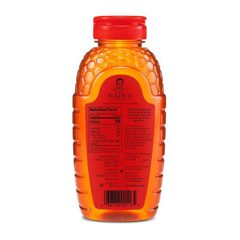 Nature Nate's, Hot Honey 100% Pure Honey, 16 Oz(Case Of 6) Nature Nate's
