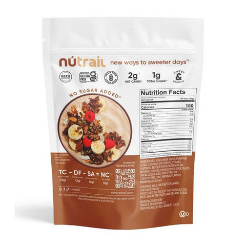 Nutrail, Keto Cacao Nut Granola, 8 Oz(Case Of 6) Nutrail