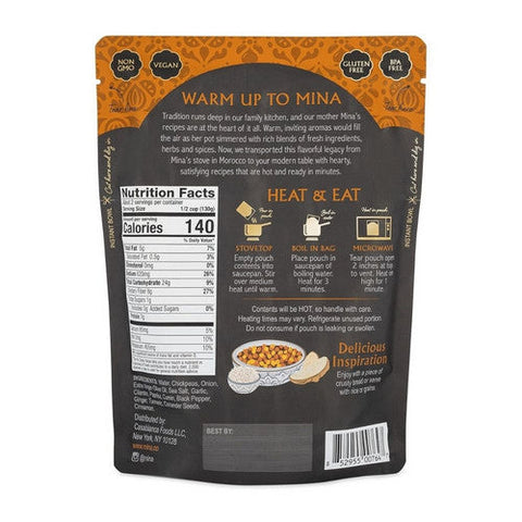 Mina, Hummus Moroccan Chickpea Stew, 10 Oz (Case Of 6) Mina