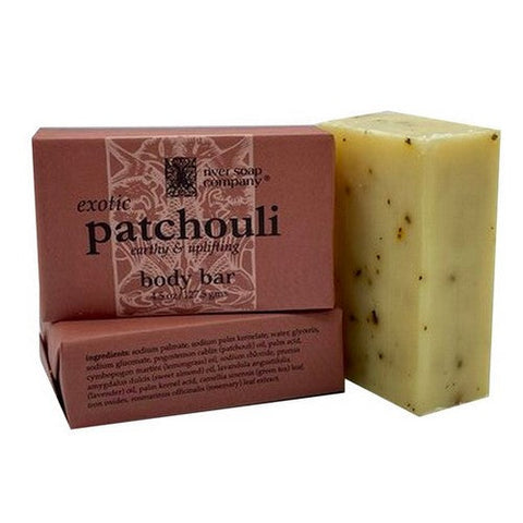 River Soap Company, Patchouli Soap Bar, 4.5 Oz(Case Of 12) River Soap Company