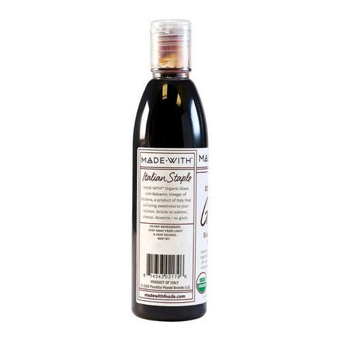 Made With, Organic Glaze Balsamic Vinegar, 8.5 Oz(Case Of 6) Made With