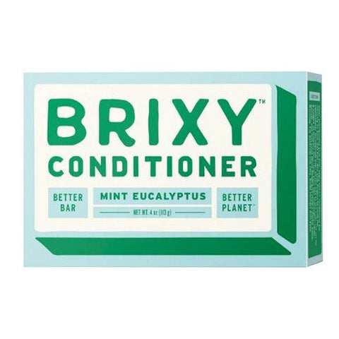 Brixy, Conditioner Bar Mint Eucalyptus, 4 Oz Brixy
