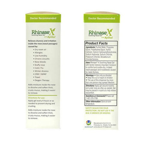 Rhinase, Nasal Mist Spray With Xylitol Soothing, 30 Ml Rhinase