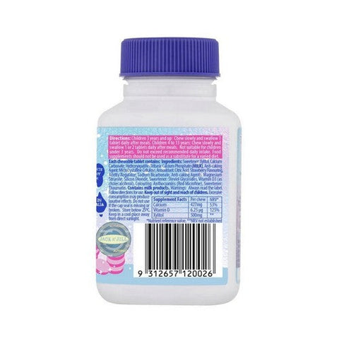 Jack N' Jill, Tooth Sparkles Cleaning Cheawable Calcium Supplement, 60 tablets Jack N' Jill