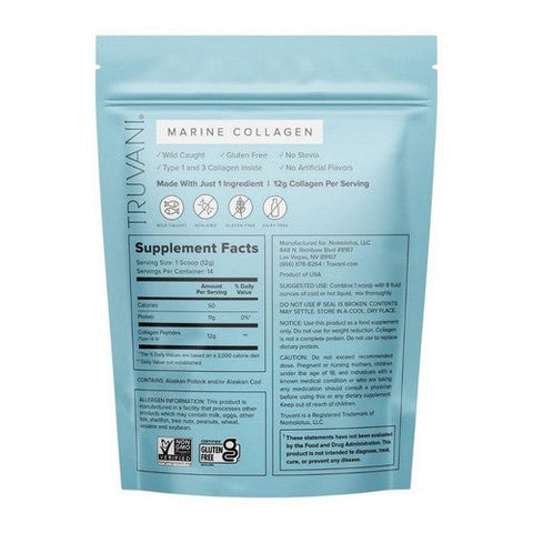 Truvani, Wild Caught Marine Collagen Unflavored, 5.9 Oz Truvani