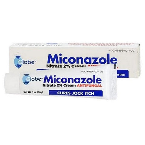 Globe, Miconazole 2% Antifungal Cream, 30 Grams Globe