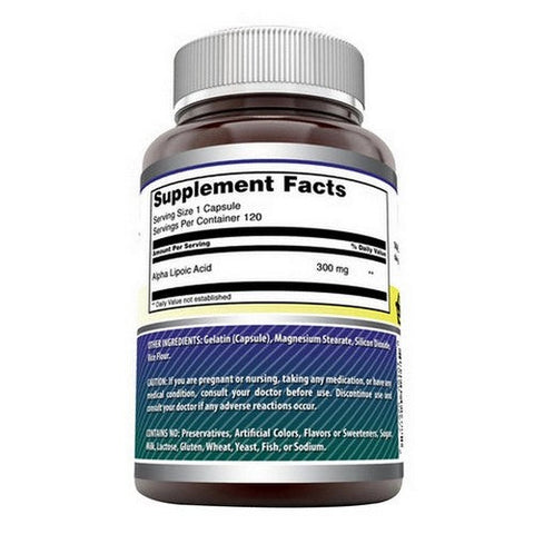 Amazing Nutrition, Amazing Formulas Alpha Lipoic Acid, 300 Mg, 300 Mg Amazing Nutrition