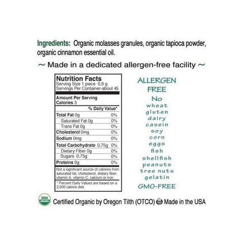 St. Claire's, Organics Cinnamon Pastilles, 1.5 Oz St. Claire's