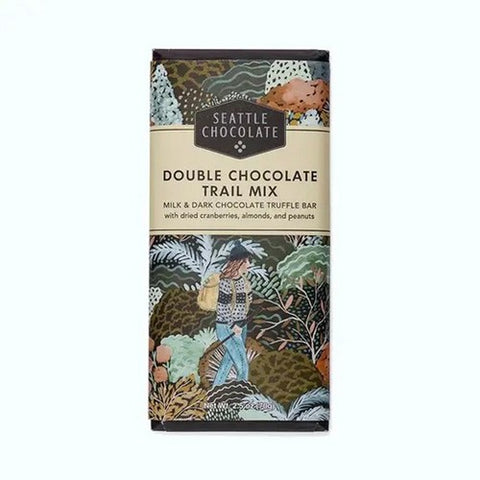 Double Chocolate Trail Mix Truffle Bar 2.5 Oz by Maeve Chocolate