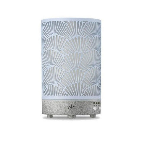 Serene House, Shell Grey 90 Metal Ultrasonic Diffuser, 1 Count