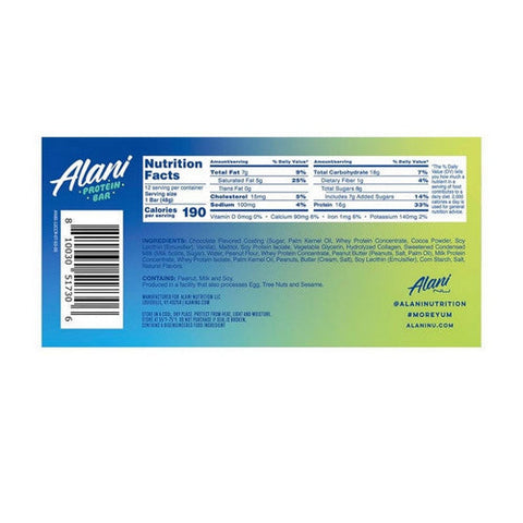 Pure Protein, Alani Nutrition Protein Bar Caramel Crunch, 12 Count Pure Protein