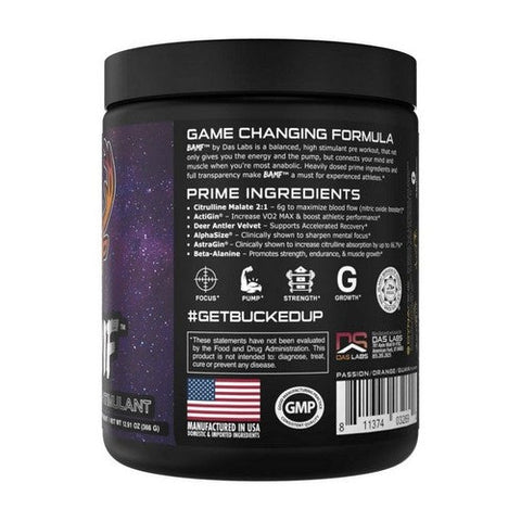 Bucked Up, BAMF High Stimulant Passionfruit Orange Guava, 12.7 Oz Bucked Up