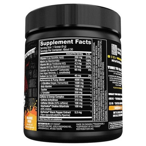 Mutant, Mutant Madness Orange Rush, 285 Grams Mutant
