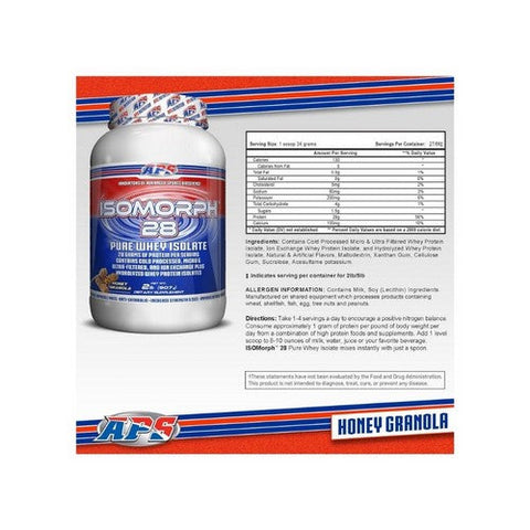 Aps Nutrition, Isomorph Honey Granola, 2 Lbs Aps Nutrition