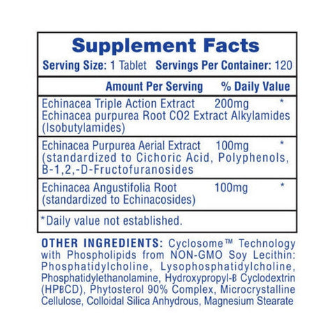 HI-TECH PHARMACEUTICALS, Echinacea, 120 Tablets HI-TECH PHARMACEUTICALS