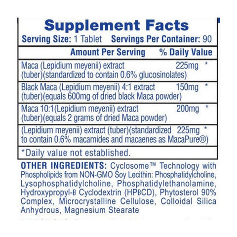 HI-TECH PHARMACEUTICALS, MACA, 90 Tabs HI-TECH PHARMACEUTICALS