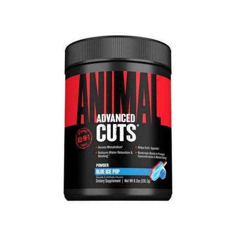 Animal Cuts Powder Blue Ice Pop 248 Grams by Universal Nutrition