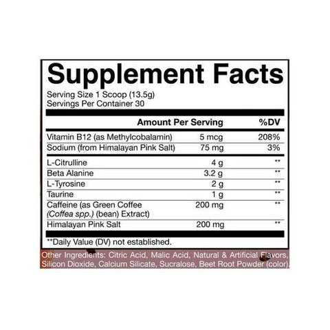 Raw Nutrition, CBUM Essential Pre-Workout Watermelon, 400 Grams Raw Nutrition