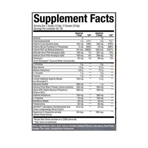 Raw Nutrition, CBUM Thavage Pre-Workout Raspberry Lemonade, 516 Grams Raw Nutrition