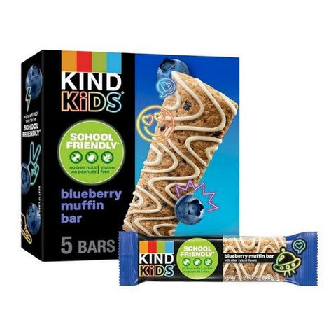 Kind, Kids Bar Oat Bluberry Muffin, 1.2 Oz / 5 Count  (Case Of 8) Kind