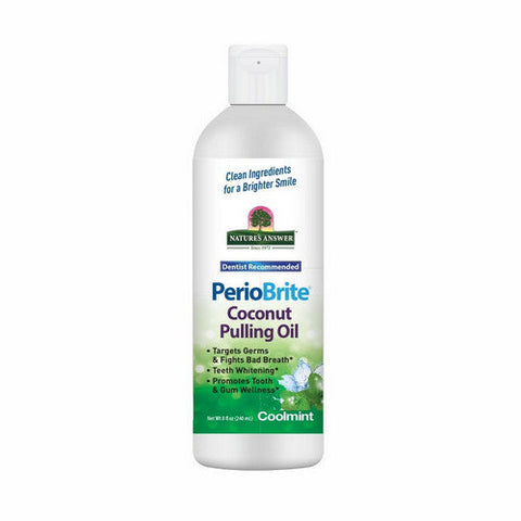 Nature's Answer, PerioBrite Coconut Pulling Oil, 8 Oz Nature's Answer