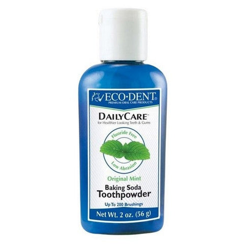 Eco-Dent, Eco Dent Original Mint Baking Soda Toothpowder, 2 Oz