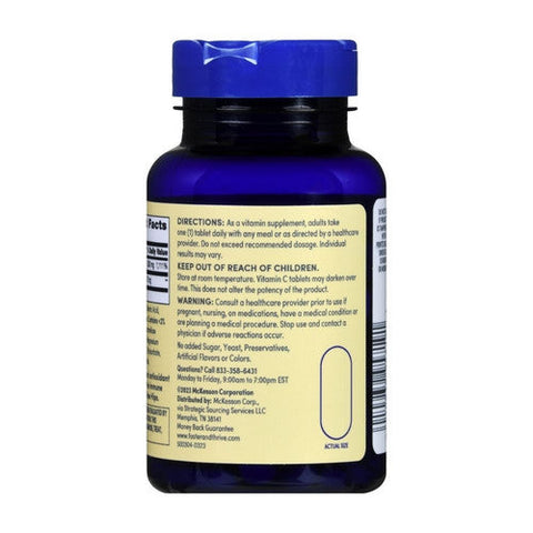 Foster And Thrive, Vitamin C With Rose Hips, 1000 Mg, 100 Tabs Foster And Thrive