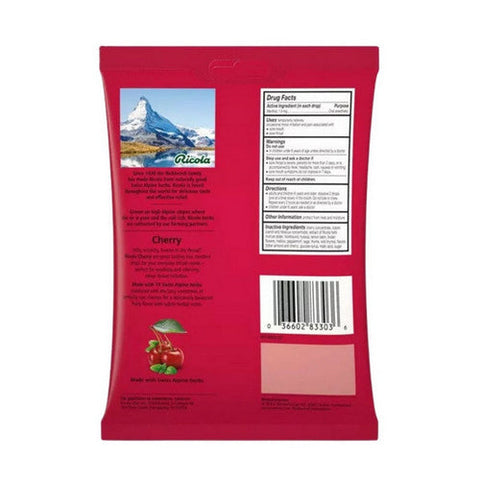 Ricola, Menthol Oral Anesthetic Drops Cherry, 19 Count Ricola