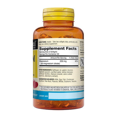 Mason, Magnesium Citrate, 250 Mg, 60 Softgels Mason