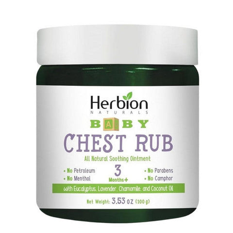 Herbion Naturals, Baby Chest Rub, 3.53 Oz Herbion Naturals