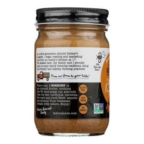 Maisie Janes, Smooth Almond Butter, 12 Oz (Case Of 6) Maisie Janes