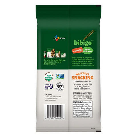 Bibigo, Sea Salt Flavor Seaweed Snacks, 0.35 Oz (Case Of 12) Bibigo