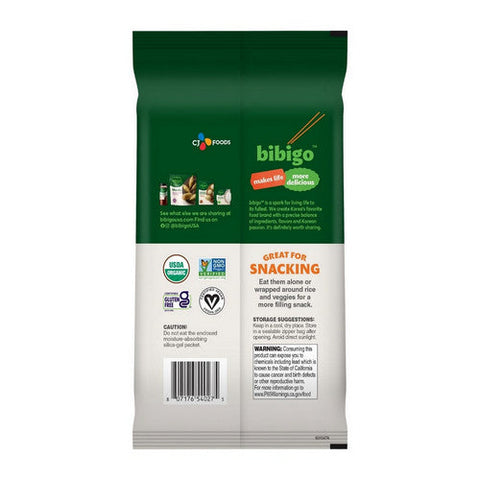 Bibigo, Seaweed Snack Wasabi, 0.35 Oz (Case Of 12) Bibigo