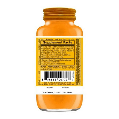 Solti, Classic Turmeric Supershot, 2 Oz (Case Of 12) Solti