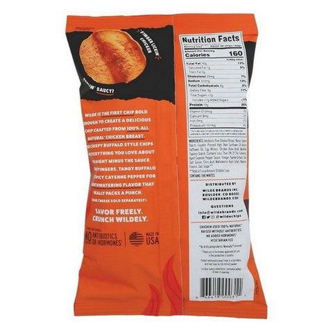 Wilde, Chicken Chips Buffalo, 2.25 Oz (Case Of 12) Wilde