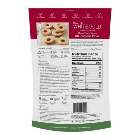 Extra White Gold, Flour All Purpose, 15.9 Oz (Case Of 6) Extra White Gold