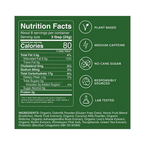 Clevr, Instant Superlatte Matcha, 6.8 Oz (Case Of 6) Clevr