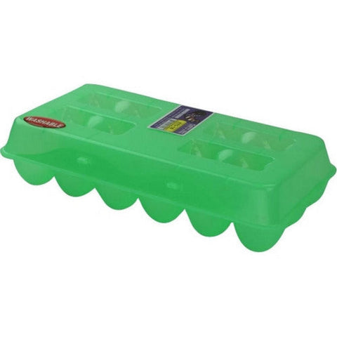 Tuff Stuff, Egg Carton Plastic Green, 18 Egg Caps Tuff Stuff