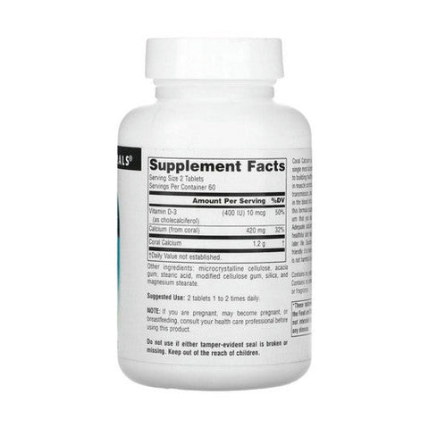Source Naturals, Coral Calcium, 120 Tabs Source Naturals