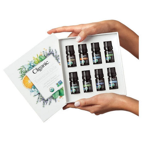 Cliganic, 100% Pure Essential Oil Aromatherapy Set, 8 Count Cliganic