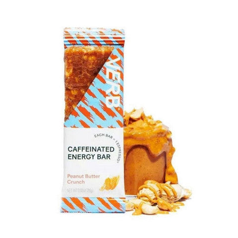 Verb Energy, Peanut Butter Crunch Caffeinated Energy Bars, 5 Count Verb Energy