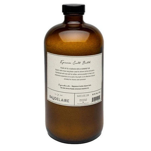 Baudelaire, Epsom Salt Apothecary Bath Soak, 40 Oz Baudelaire