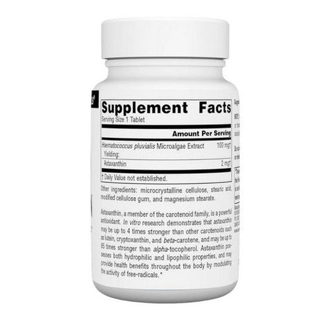 Source Naturals, Astaxanthin, 2 MG, 120 Tabs Source Naturals