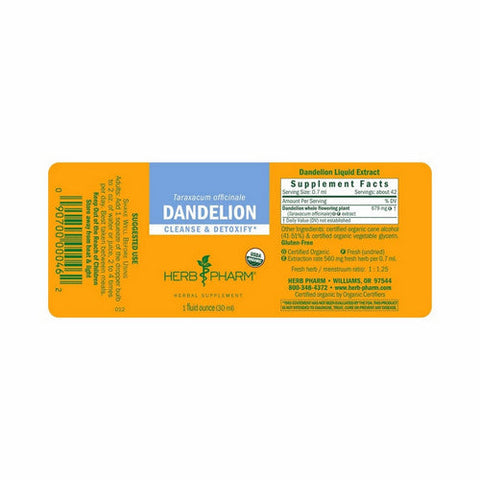 Herb Pharm, Dandelion, 1 Oz Herb Pharm
